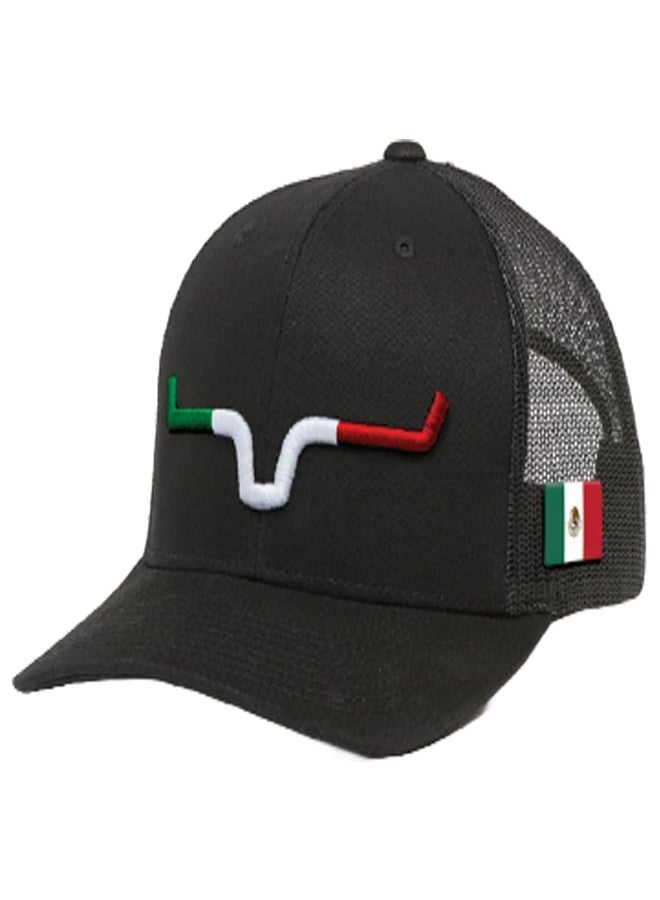 Kimes Ranch Adjustable Snapback Hats Semana Trucker Caps/Black